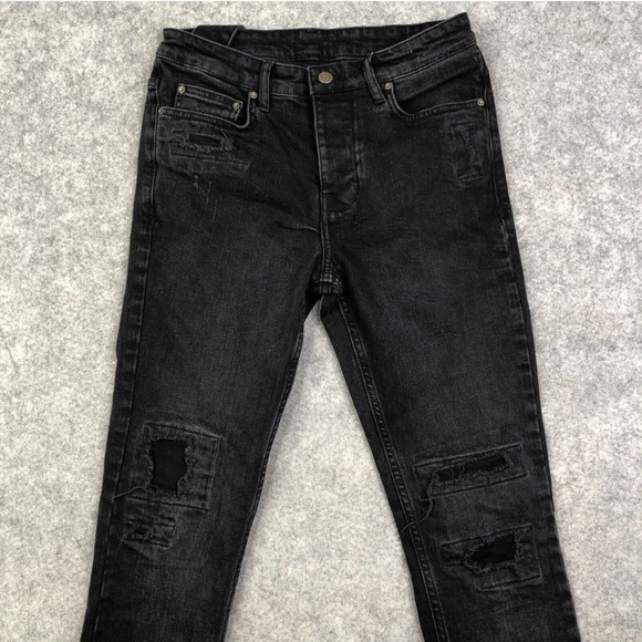 Ksubi Chitch Boneyard Skinny Fit Jeans Black KM-82 Size 29 Mens Designer - Picture 3 of 12